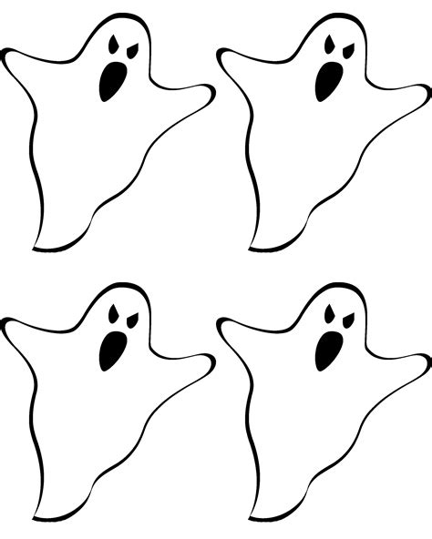 Ghost Cutouts Printable